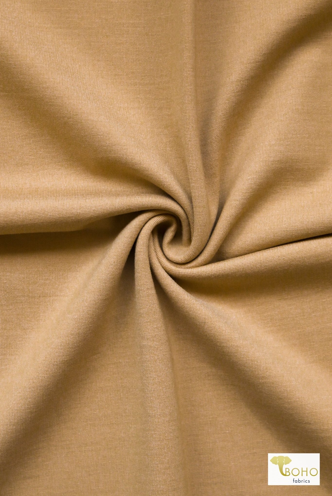 New Wheat, Ponte Solid Knit Fabric - Boho Fabrics