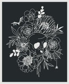 Noir in Panel Midnight Ghost 23. by Moda. 100% Cotton Woven Fabric. 11548 - Boho Fabrics - Quilting Cotton, Woven