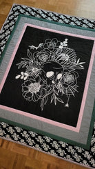 Noir Panel in Midnight Ghost by Moda - 100% Cotton Quilting Fabric - 11548 23 - Boho Fabrics - Quilting Cotton, Woven