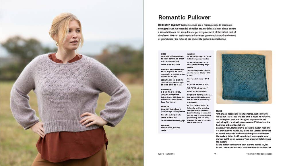 Norah Gaughan's Twisted Stitch Sourcebook - Boho Fabrics - Books