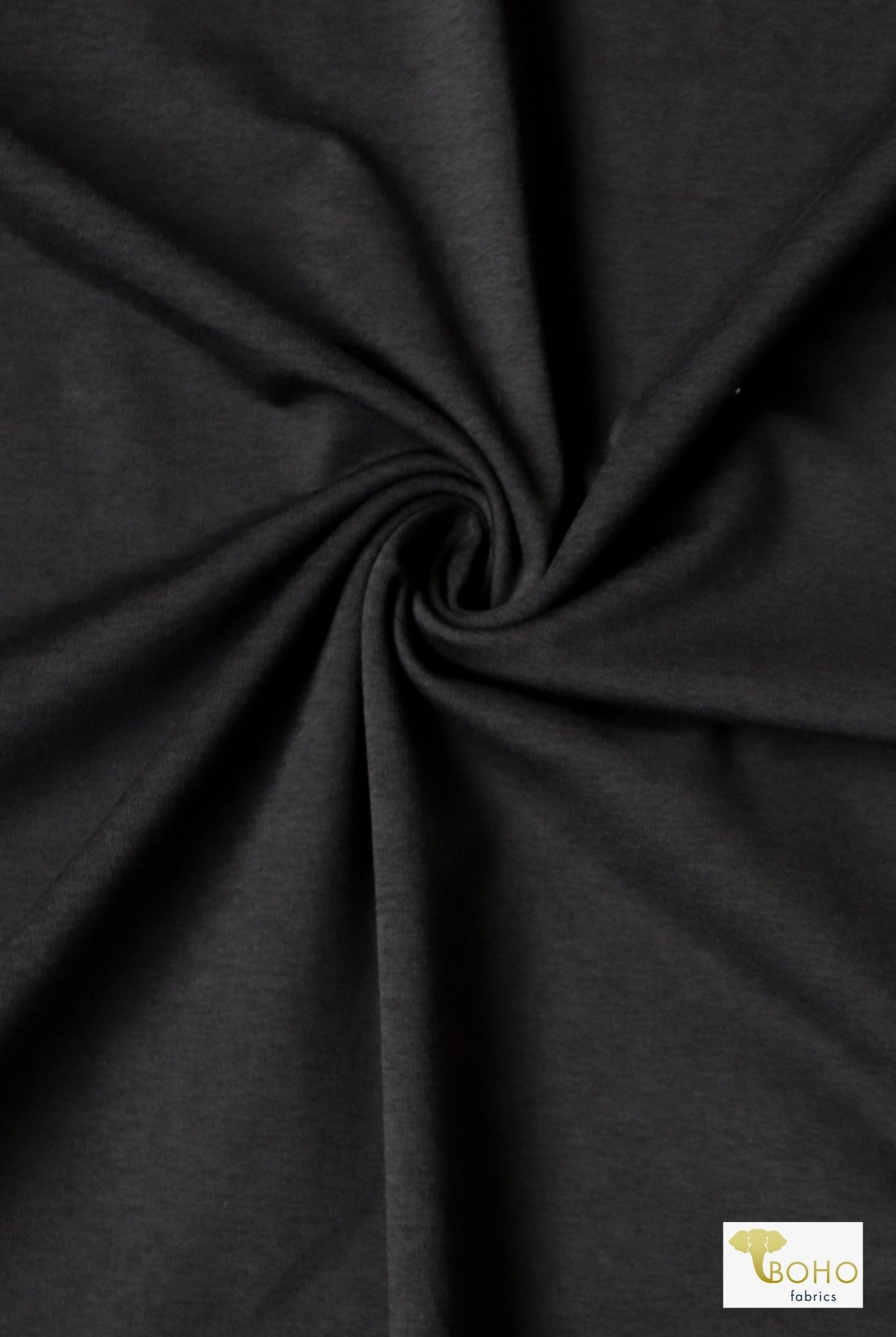 Obsidian Space Dye, Athletic Knit - Boho Fabrics