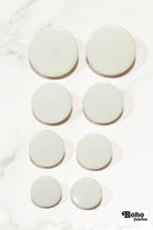 Off - white, Mod Gambit, Shank Button. Available in 15mm, 18mm, 20mm, 25mm - Boho Fabrics - Buttons & Snaps