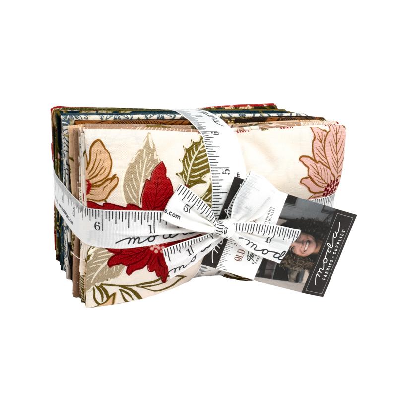 Old World Yuletide. Fat Eigth's Bundle by Fancy That House Design. 100% Cotton Fabric - Boho Fabrics - Quilting Cotton, Woven