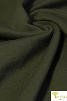 Olive. Cotton French Terry. CLFT-938-OLV. - Boho Fabrics