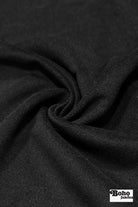 Onyx Black, Velveteen Woven Fabric - Boho Fabrics - Home Dec. & Upholstery Fabric