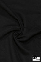 Onyx Black, Velveteen Woven Fabric - Boho Fabrics - Home Dec. & Upholstery Fabric