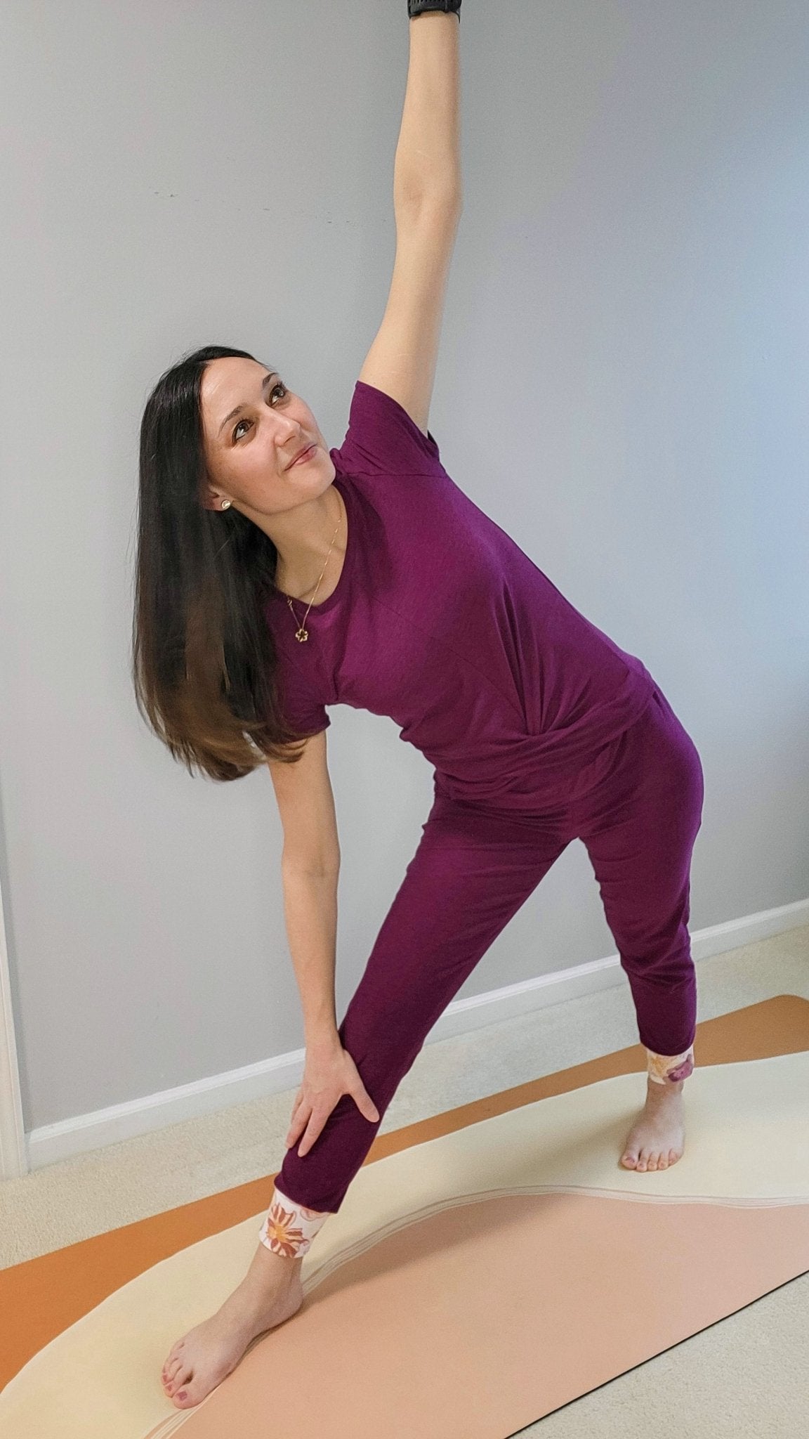 Orchid Space Dye, Heathered Athletic Knit Fabric - Boho Fabrics - Athletic Knit Fabric