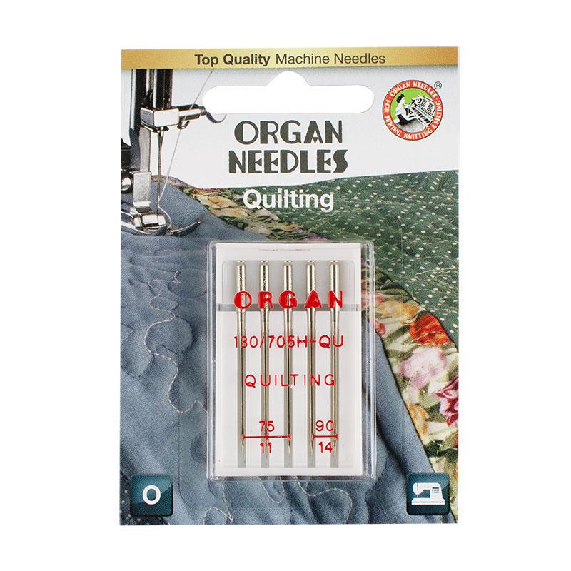 Organ Quilting Needle 5pk Assorted Sizes 75-90 - Boho Fabrics - Sewing Needles