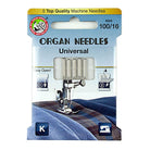 Organ Universal Size 100/16 Needles 5pk - Boho Fabrics - Sewing Needles