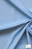Pale Blue. Solid Swim Knit Fabric. - Boho Fabrics