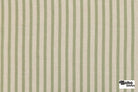 Pale Green & Beige, 3/8" Striped Linen-Look Woven Fabric - Boho Fabrics - Home Dec. & Upholstery Fabric