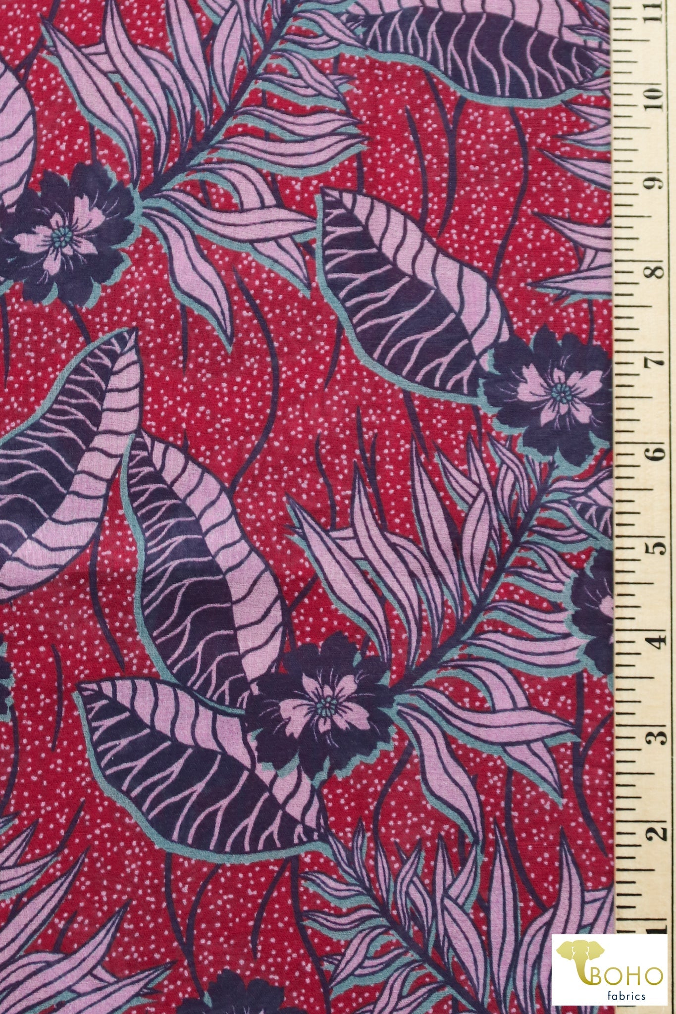 Palm Batik, Cotton Woven. WVP-255 - Boho Fabrics