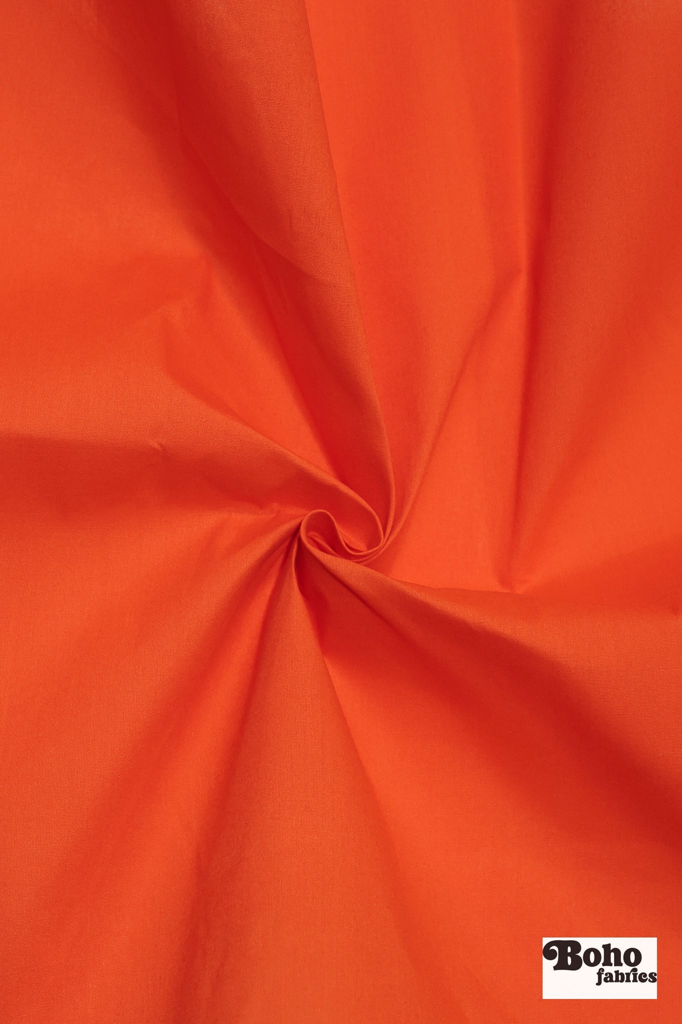 Papaya, Deadstock Cotton Canvas Woven Fabric - Boho Fabrics - Canvas Fabric