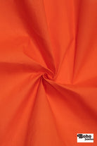 Papaya, Deadstock Cotton Canvas Woven Fabric - Boho Fabrics - Canvas Fabric