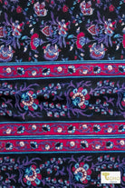 Parisian Panels, Cotton Woven Lawn - Boho Fabrics