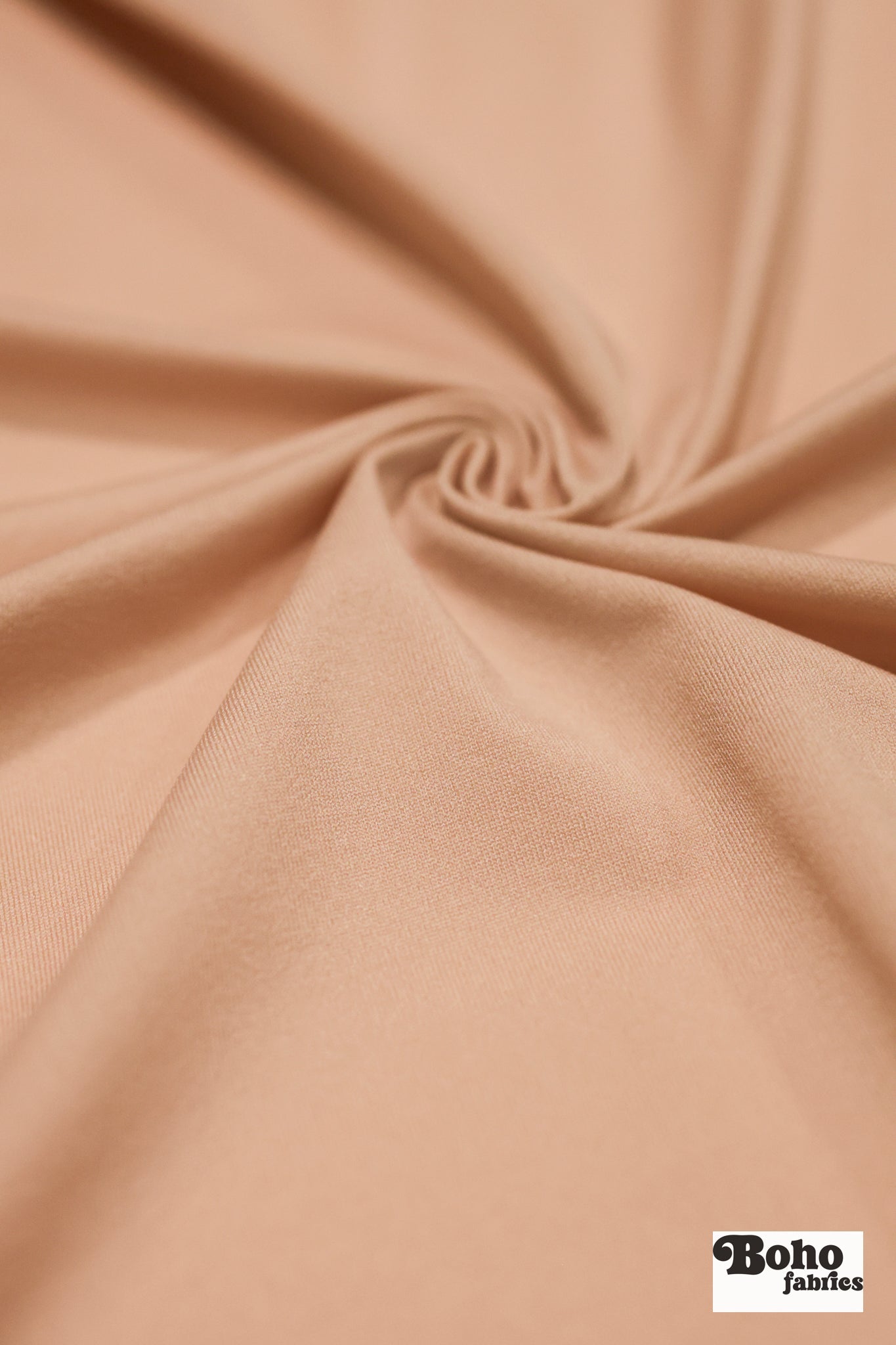 Peach, Nylon Stretch Lining Knit Fabric - Boho Fabrics - Lining
