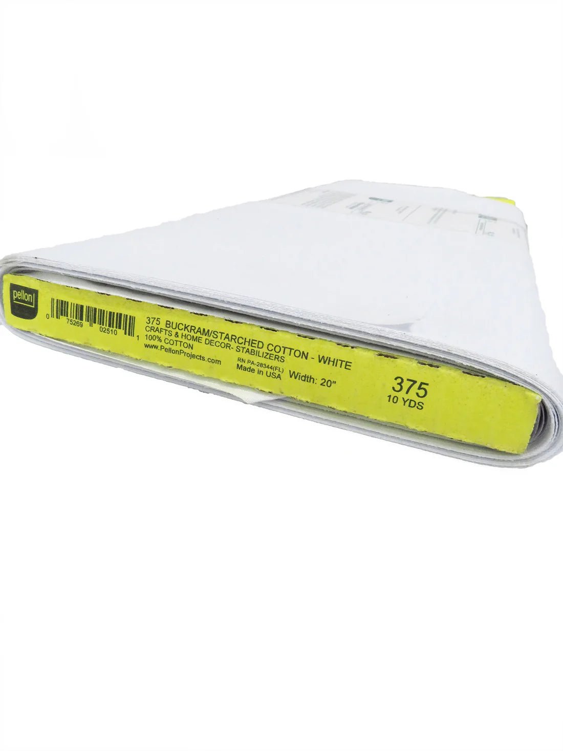 Pellon 100% Cotton Buckram, White, Sold by the Yard. - Boho Fabrics - Interfacing