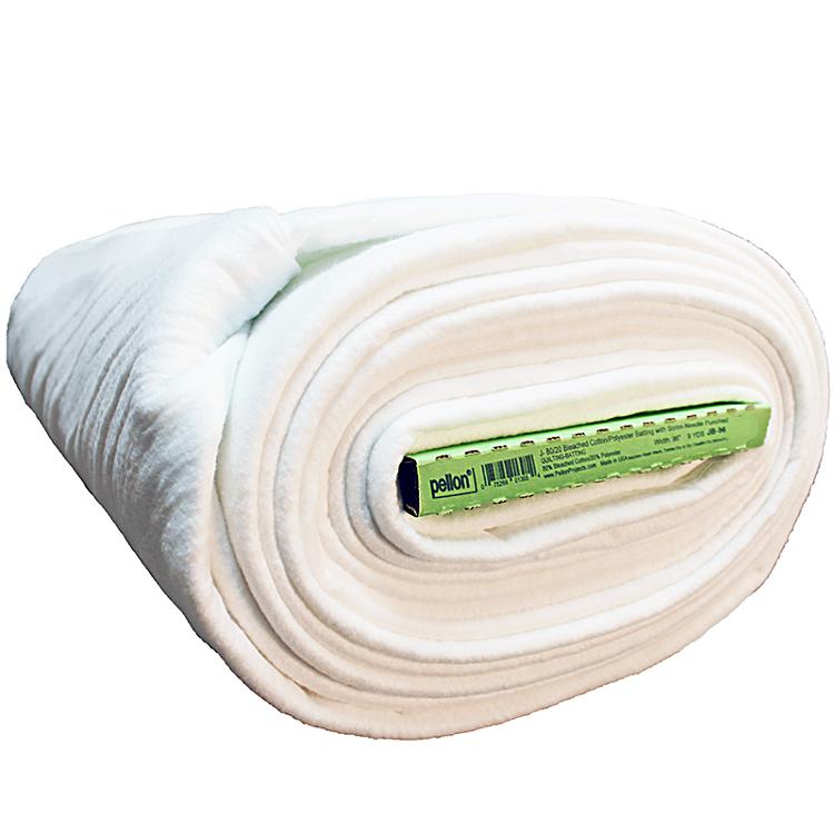 Pellon 80/20 Cotton Batting, Bleached, Sold by the Yard. - Boho Fabrics - Batting