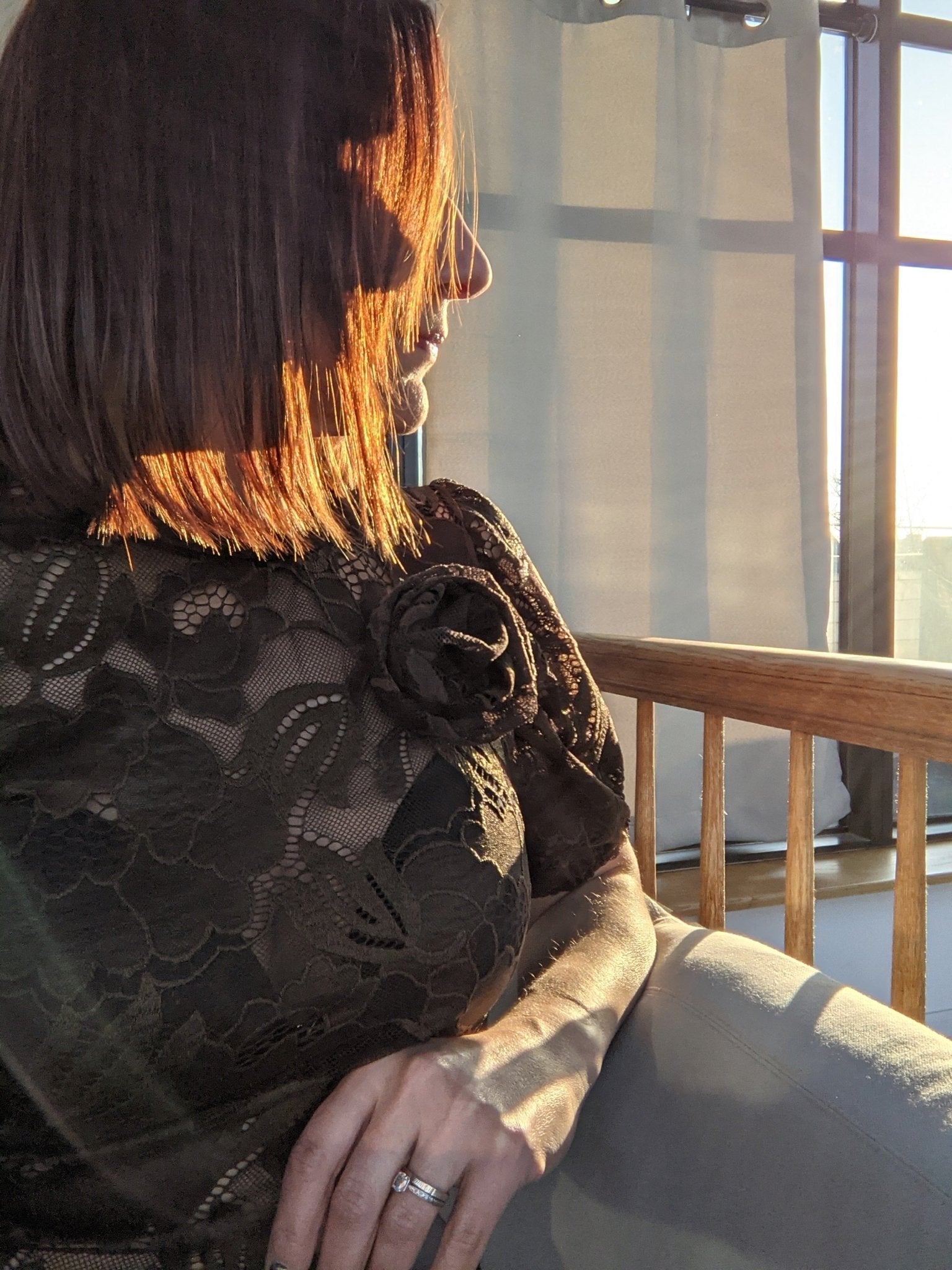 Peony Petals in Green. Stretch Lace Fabric. SL-127-GRN - Boho Fabrics