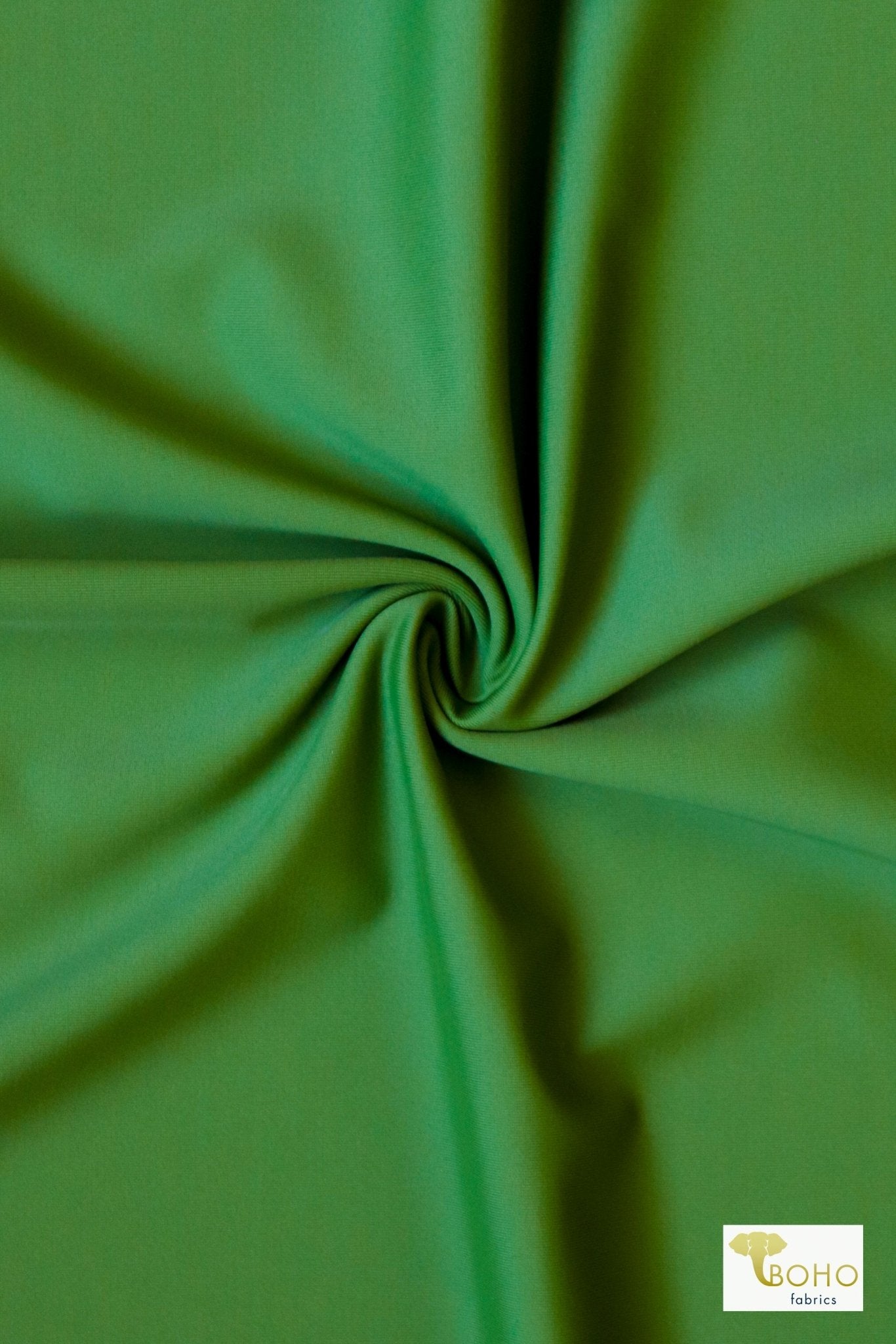 Peridot Green, Swim Solid Knit Fabric - Boho Fabrics