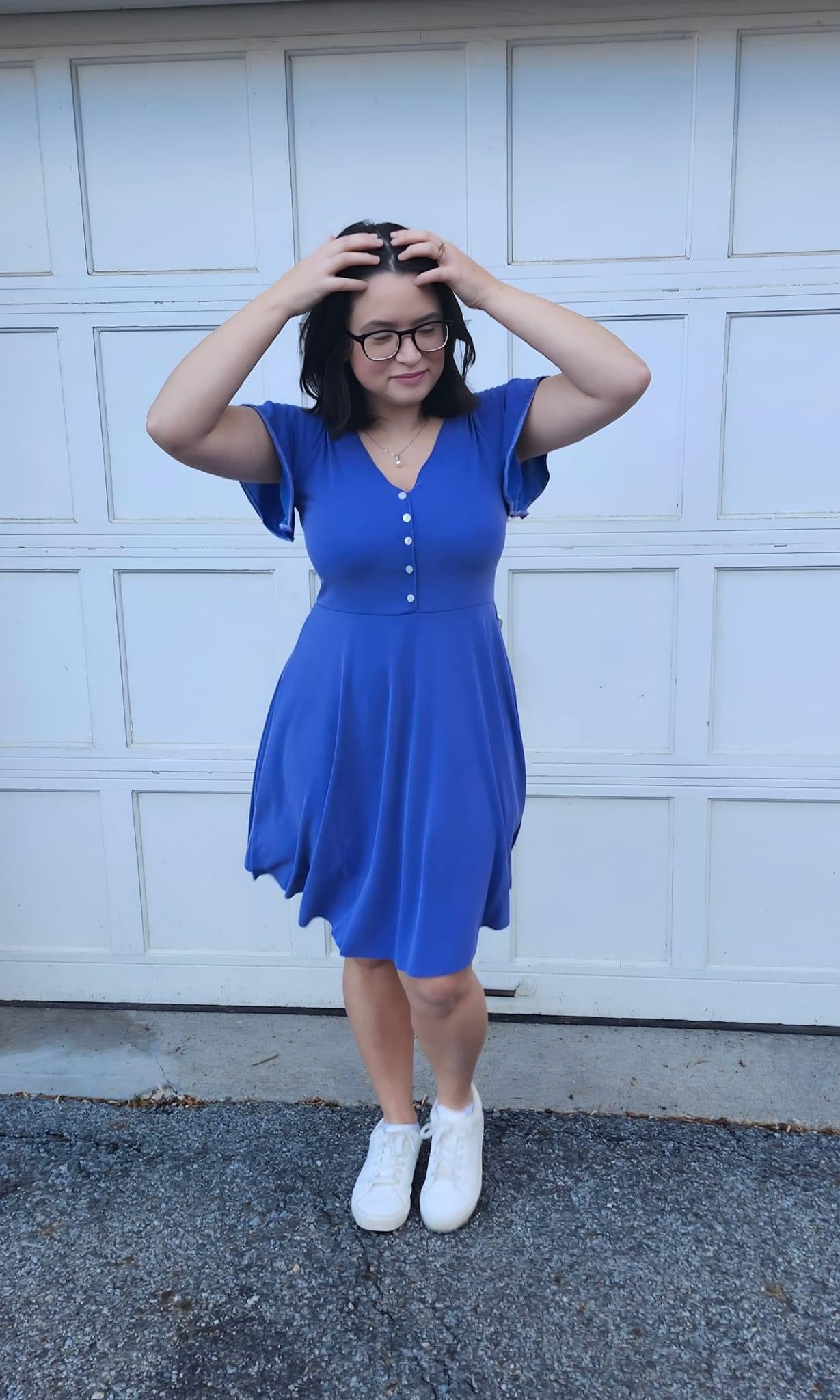 Periwinkle, Solid Cupro Knit Fabric - Boho Fabrics - Cupro, Knit Fabric