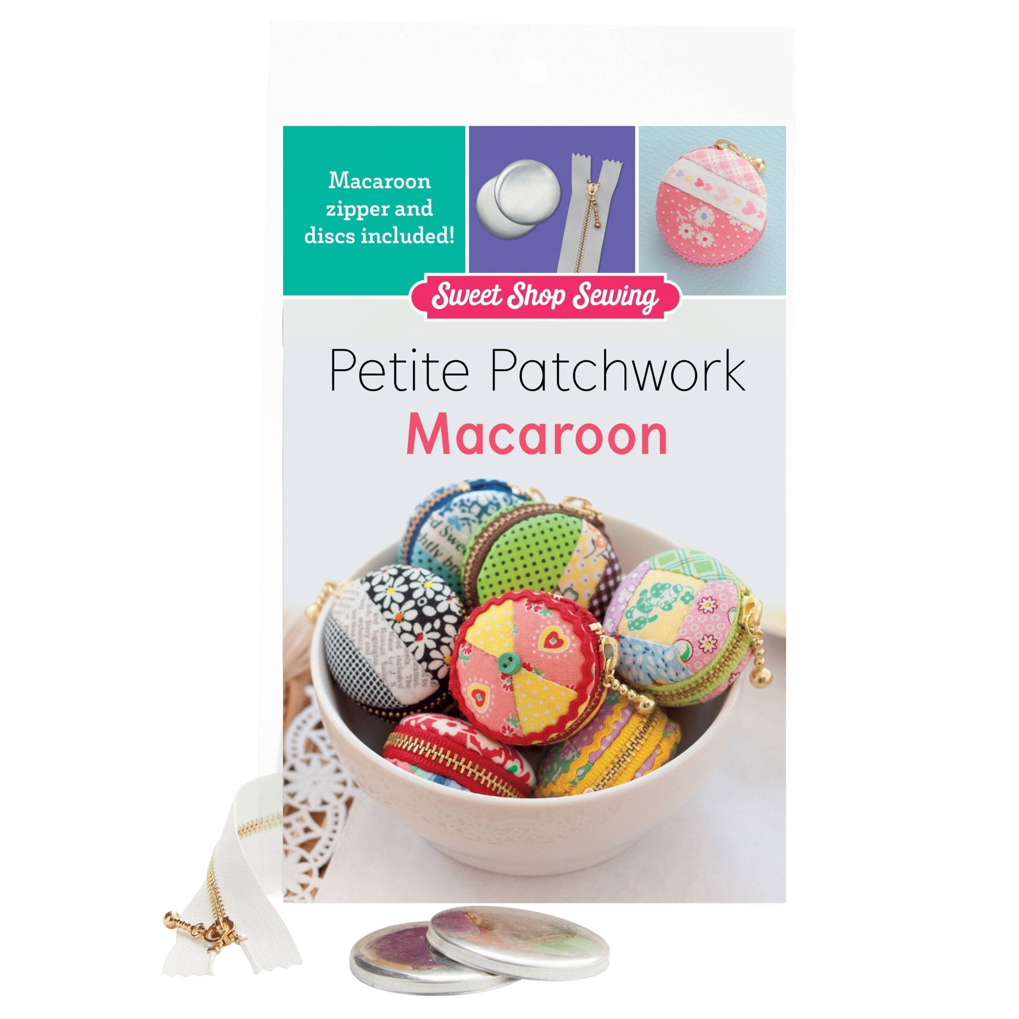 Petite Patchwork Macaroon, Sewing Pattern with Hardware - Boho Fabrics - Sewing Patterns