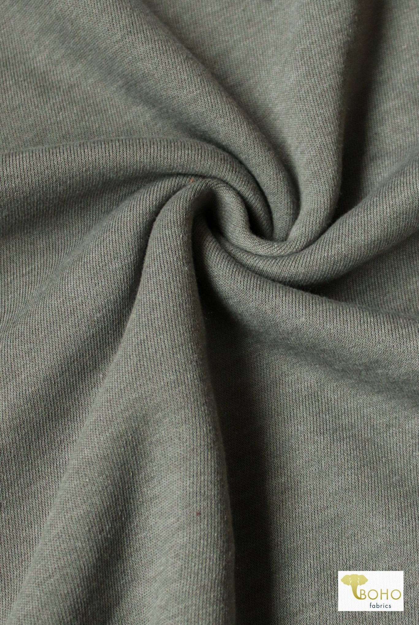 Pewter Gray, Sweatshirt Fleece - Boho Fabrics