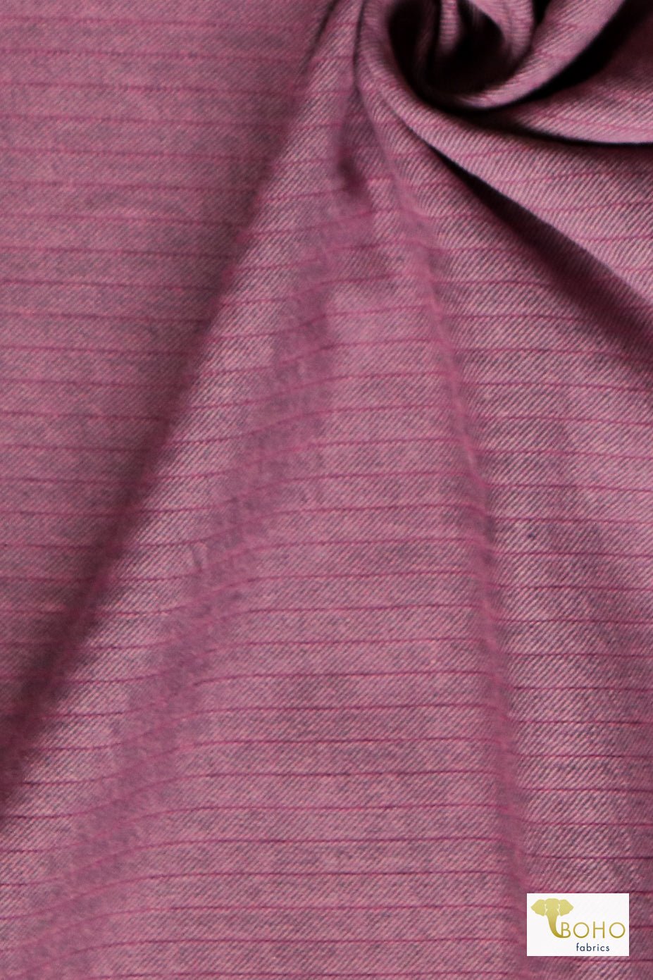 Pink Twill, Woven - Boho Fabrics