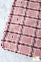 Pink Vineyard - Desert Dobby, Woven Cotton Flannel - Boho Fabrics
