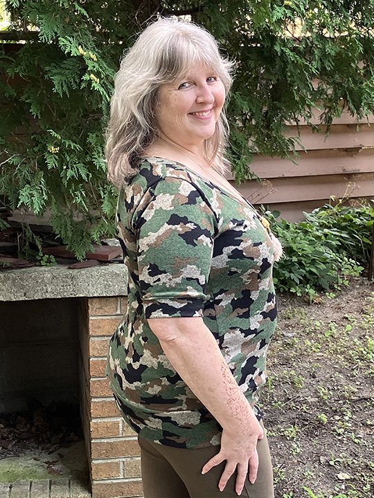 Pixelated Camo, Brushed Sweater Knit - Boho Fabrics - Sweater Prints, Knit Fabric