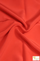 Poinciana Orange. Silk Crepe de Chine Woven Fabric. SILK-112 - Boho Fabrics