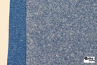 Polartec, Heathered - Blue, Flat Back, Brushed Rib Fabric - Boho Fabrics - Rib Solid, Knit Fabric