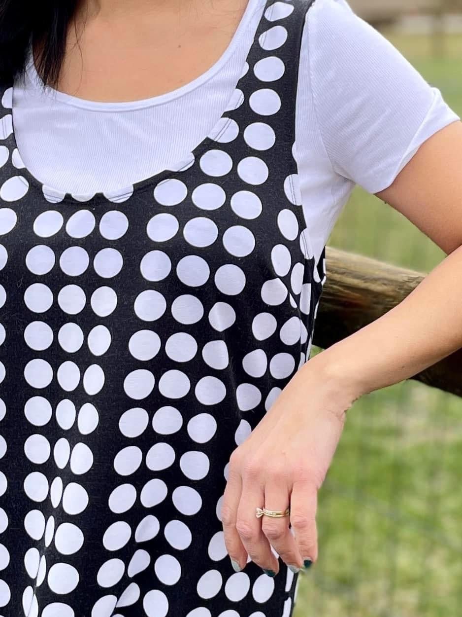 Polka Dot Ponte, Ponte Print Fabric - Boho Fabrics