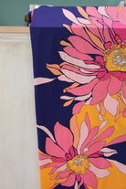 Pop Art Petals, Athletic Printed Knit Fabric - Boho Fabrics - Athletic Knit Fabric