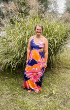 Pop Art Petals, Athletic Printed Knit Fabric - Boho Fabrics - Athletic Knit Fabric