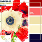"Poppy Parade" Sweater/French Terry Knit Palette Bundle - Boho Fabrics