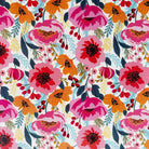 Poppy Punch Vinyl | 18" x 54" Roll - Boho Fabrics - Vinyl Fabric