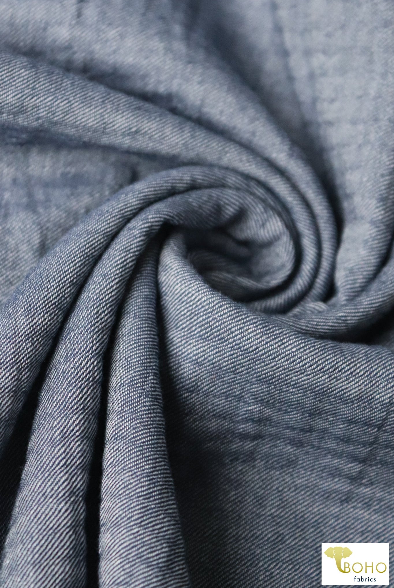 Poseidon Blue, Twill Woven - Boho Fabrics