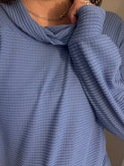 Power Grid Fleece by Polartec. Performance Knit Fabric in Bright Periwinkle *2nds* - Boho Fabrics - Performance Fabrics