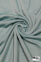 Power Grid Fleece by Polartec. Performance Knit Fabric in Frost Blue, *2nds* - Boho Fabrics - Performance Fabrics