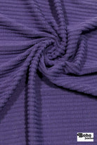 Power Grid Fleece by Polartec. Performance Knit Fabric in Hyacinth Purple *2nds* - Boho Fabrics - Athletic Knit Fabric