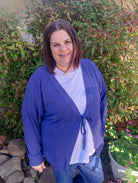 Power Grid Fleece by Polartec. Performance Knit Fabric in Hyacinth Purple *2nds* - Boho Fabrics - Performance Fabrics