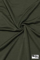 Power Grid Fleece by Polartec. Performance Knit Fabric in Olive Green - Boho Fabrics - Performance Fabrics