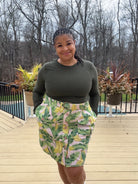 Power Grid Fleece by Polartec. Performance Knit Fabric in Olive Green - Boho Fabrics - Performance Fabrics