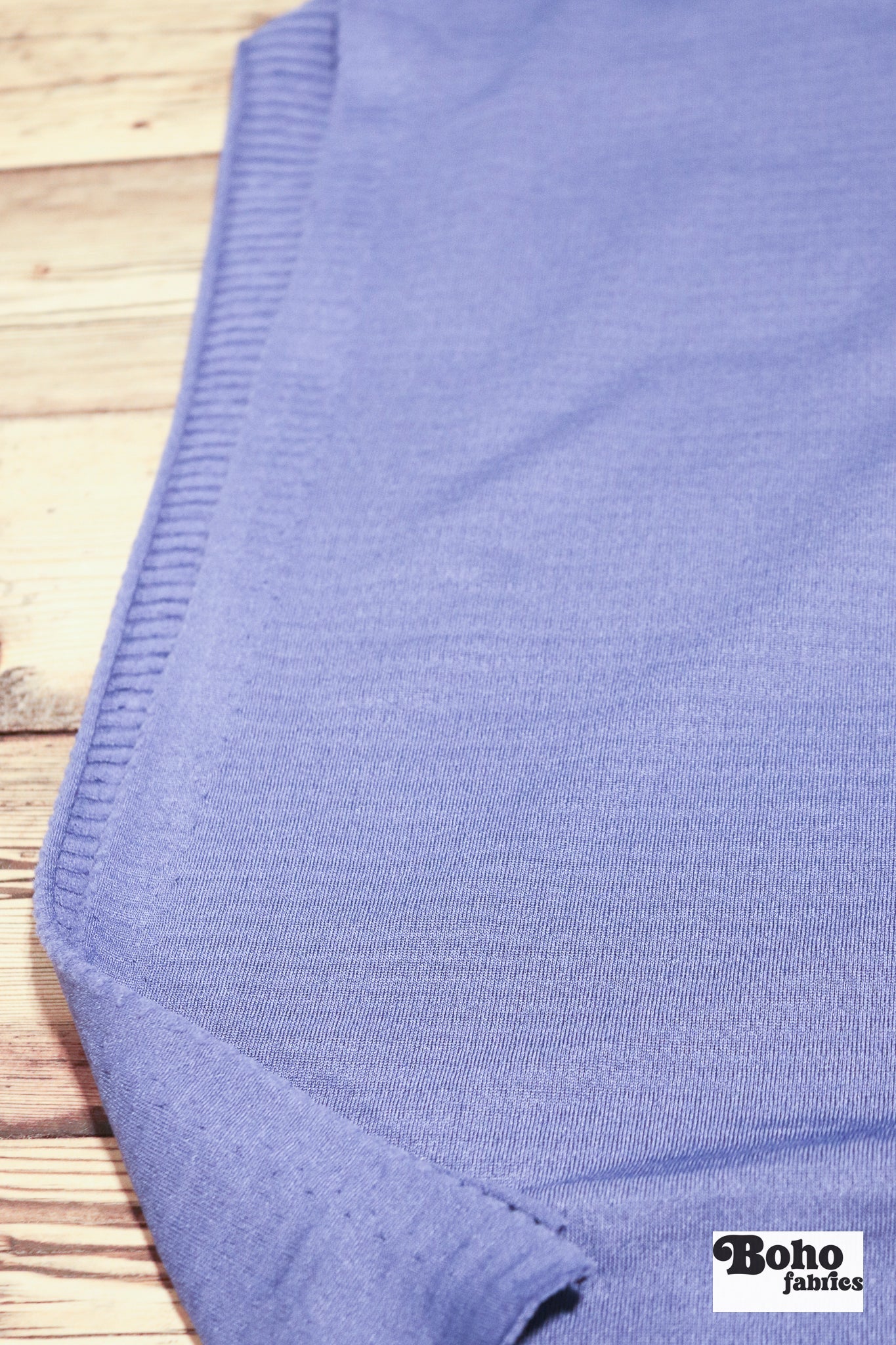 Power Grid Fleece by Polartec. Performance Knit Fabric in Periwinkle *2nds* - Boho Fabrics - Athletic Knit Fabric