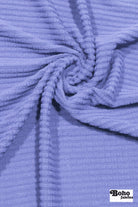 Power Grid Fleece by Polartec. Performance Knit Fabric in Periwinkle *2nds* - Boho Fabrics - Athletic Knit Fabric