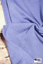 Power Grid Fleece by Polartec. Performance Knit Fabric in Periwinkle *2nds* - Boho Fabrics - Athletic Knit Fabric