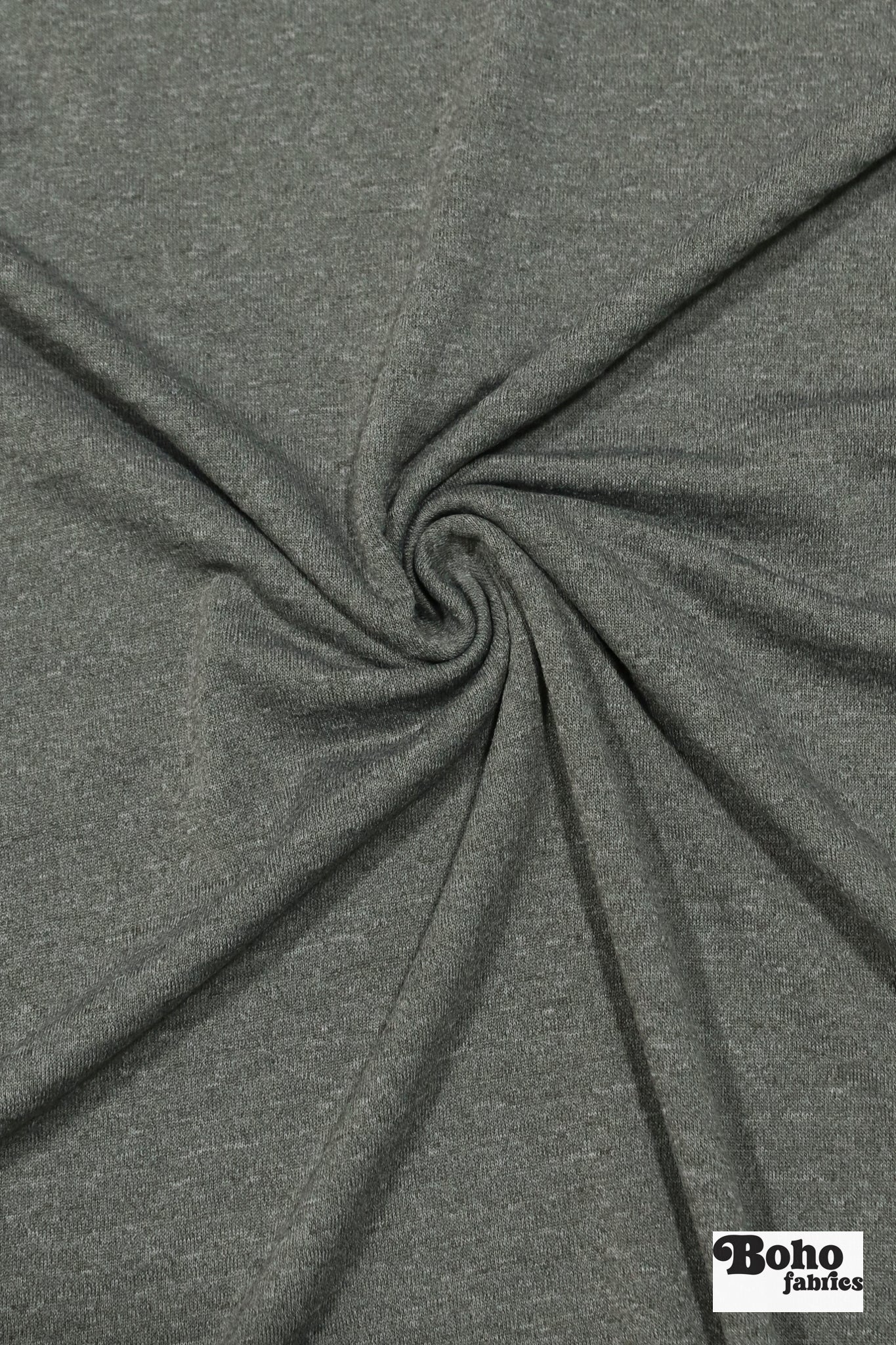Power Grid Fleece by Polartec. Performance Knit Fabric in Stone Gray - Boho Fabrics - Performance Fabrics