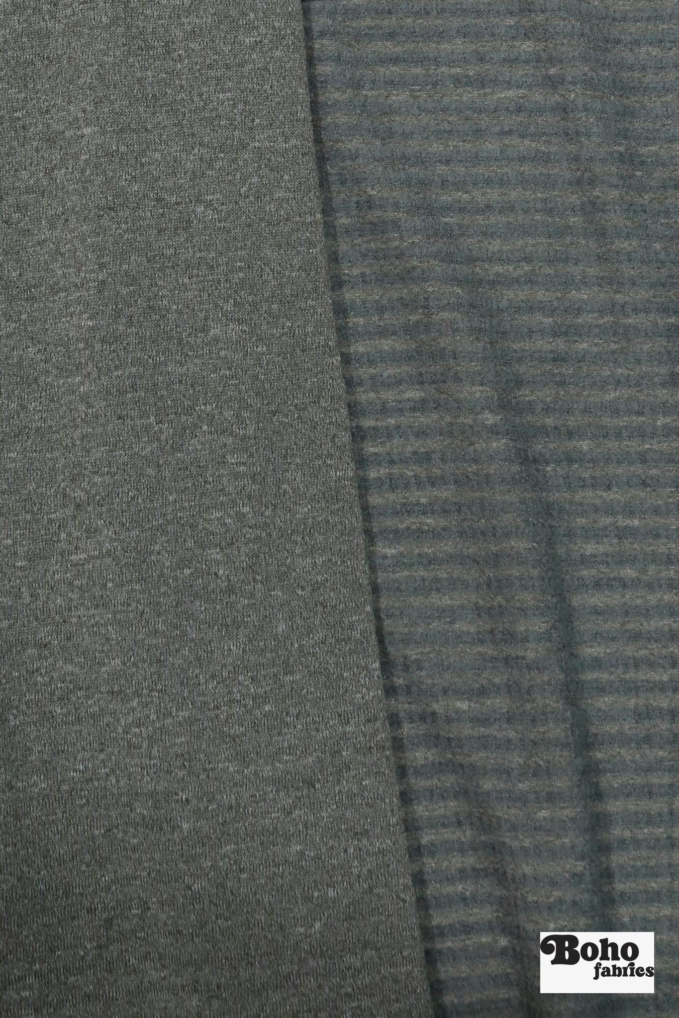 Power Grid Fleece by Polartec. Performance Knit Fabric in Stone Gray - Boho Fabrics - Performance Fabrics