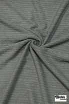 Power Grid Fleece by Polartec. Performance Knit Fabric in Stone Gray - Boho Fabrics - Performance Fabrics